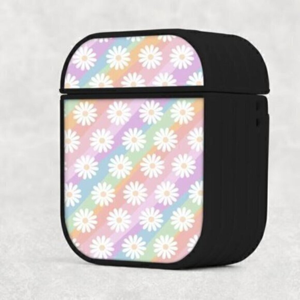 Rainbow Daisy Airpod Case